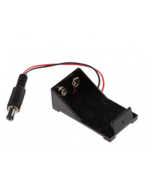 9V Battery Holder With Connector