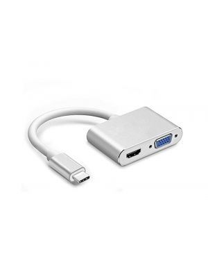 USB-C Type C 3.1 To HDMI 4k * 2k & VGA Adapter