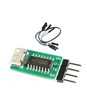 CH340C Micro USB to TTL Serial Port ISP Download Module 5V/3.3V 500mA